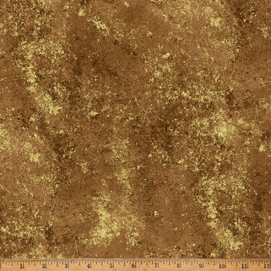 Brilliance - Chestnut/Gold - by Hoffman Fabrics