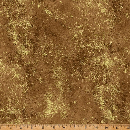Brilliance - Chestnut/Gold - by Hoffman Fabrics
