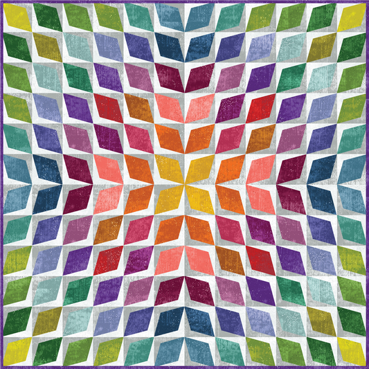 Wildflower Quilt Kit featuring Glaze by Libs Elliott