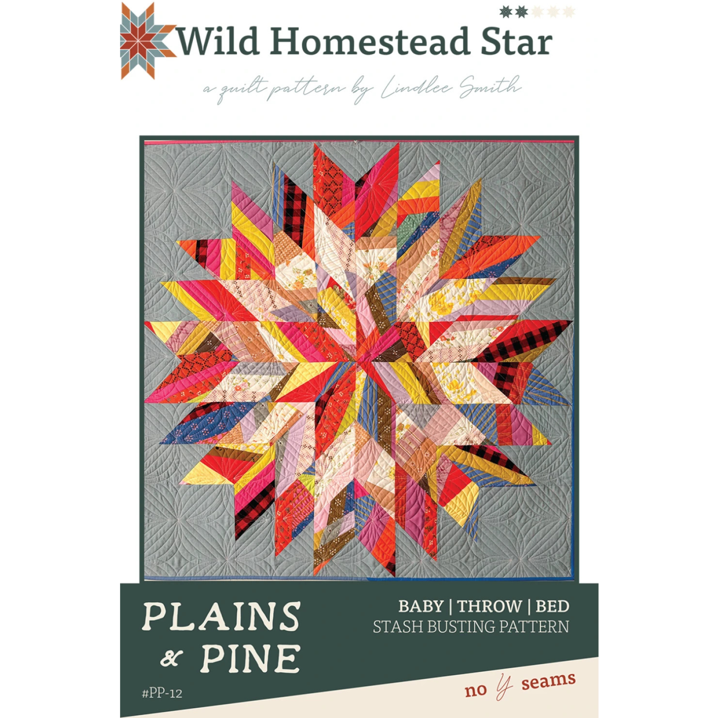 Wild Homestead Star Quilt Pattern - by Plains & Pine