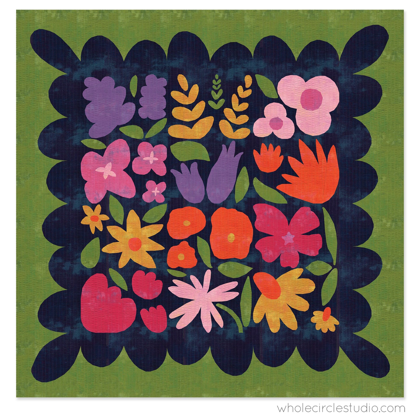 Wildflower Remix Quilt Kit – Grunge Edition