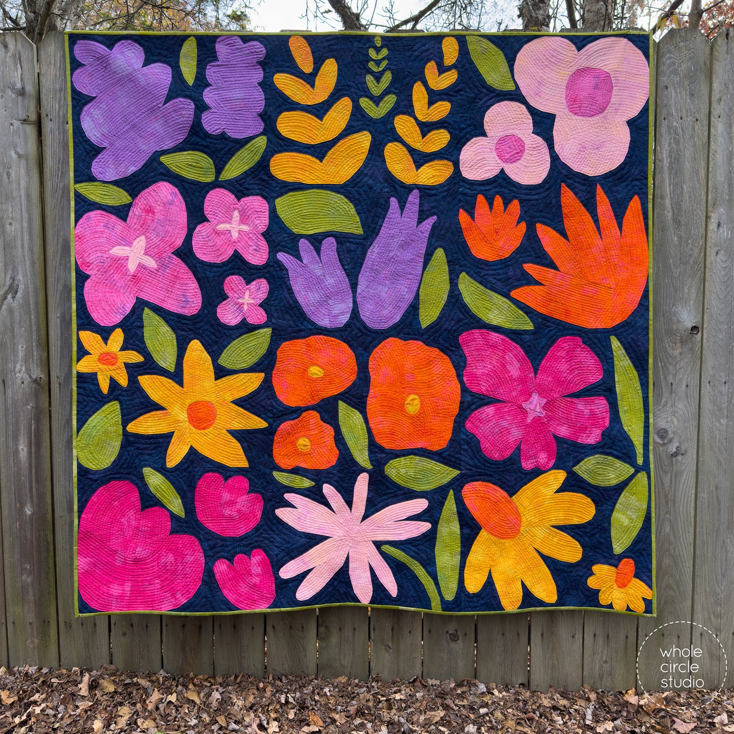 Wildflower Remix Quilt Kit – Grunge Edition