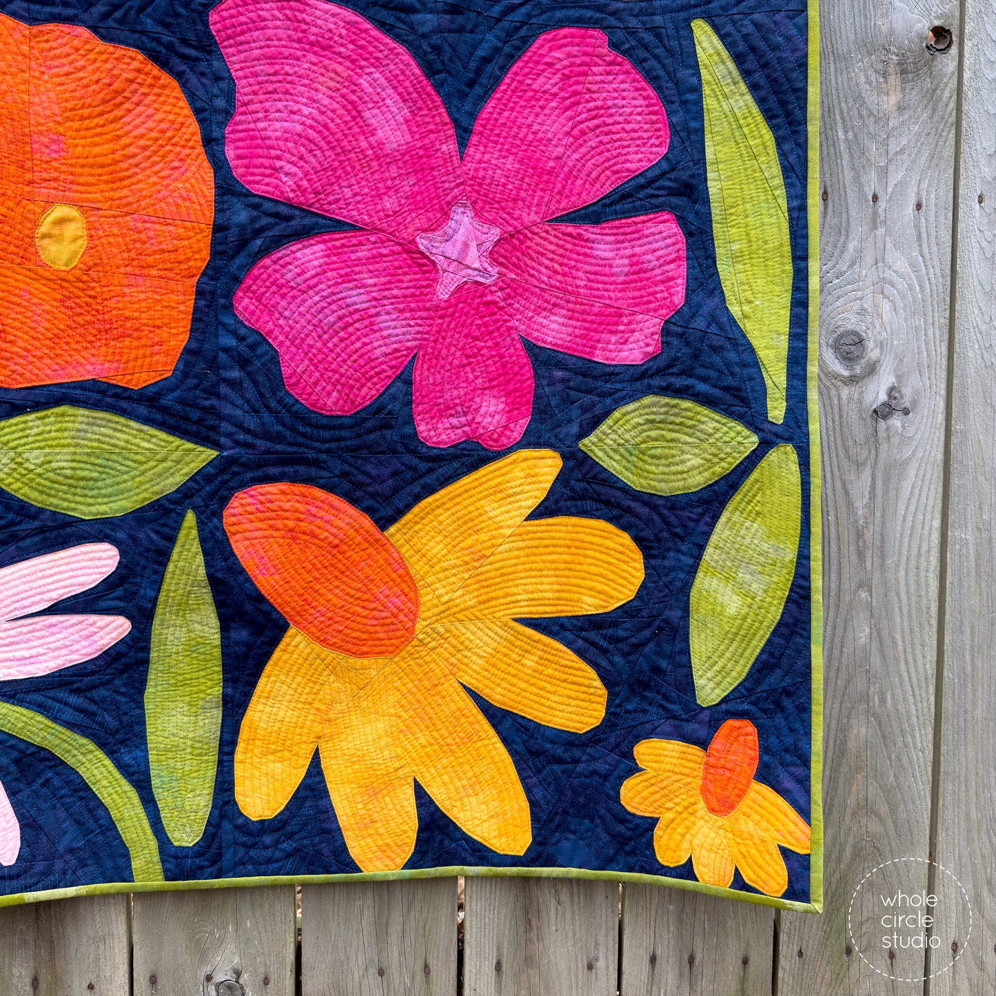 Wildflower Remix Quilt Kit – Grunge Edition