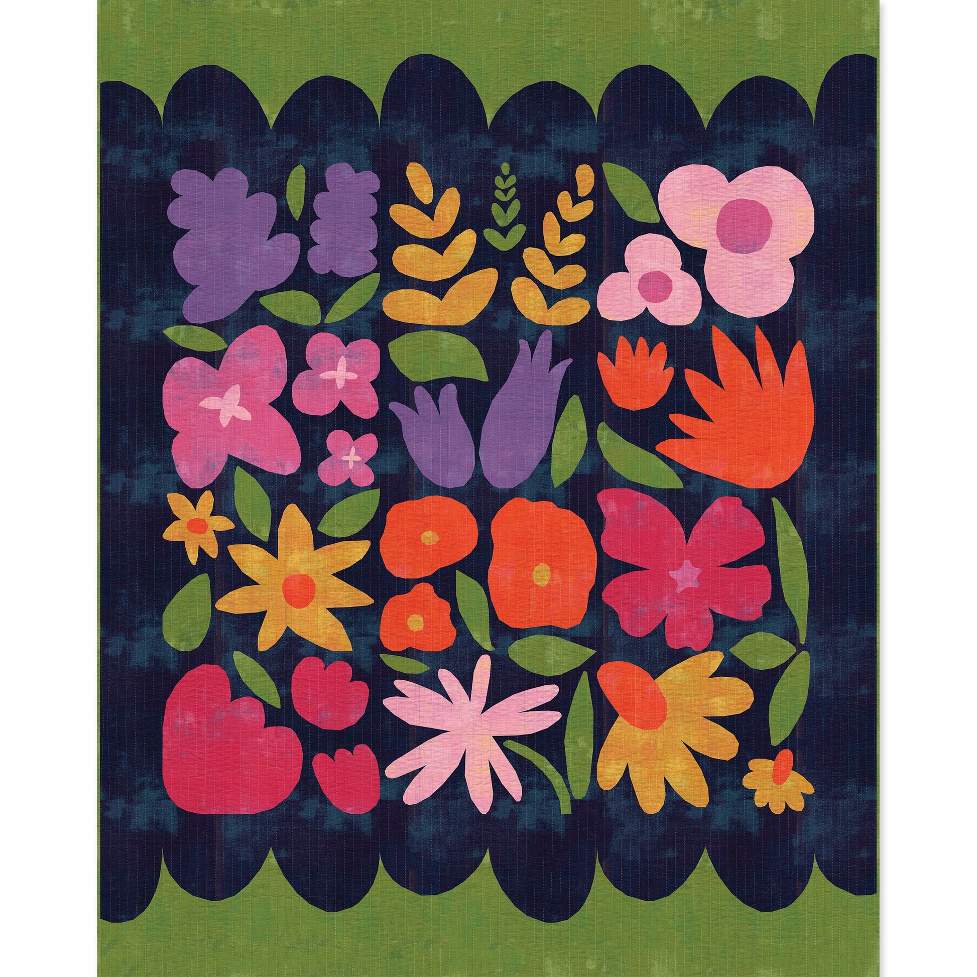 wildflower seeds quilt kit Wildflower Remix Quilt Kit – Grunge Edition – Mx Domestic