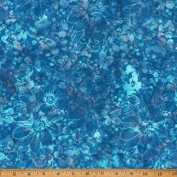 Bali Batik - Cotton Candy Dreams - Bluejay - by Hoffman Fabrics