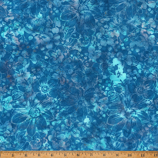 Bali Batik - Cotton Candy Dreams - Bluejay - by Hoffman Fabrics