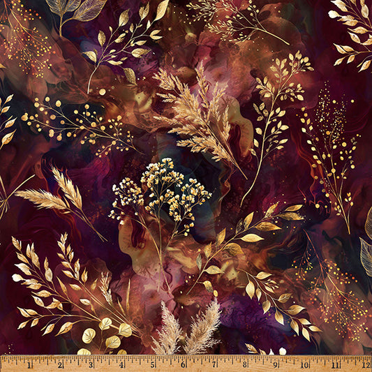 Midnight Flora - Global Spice - by Hoffman Fabrics
