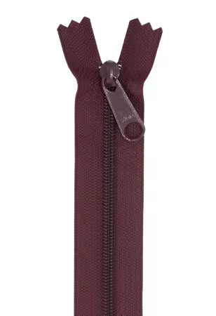 Handbag Zipper 24in Cranberry