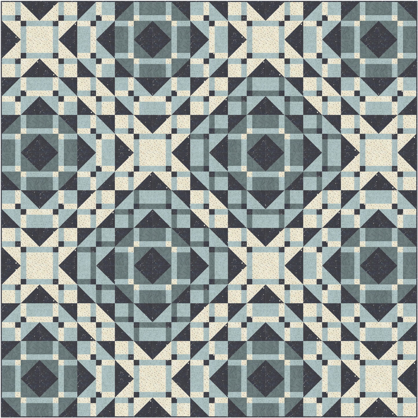 Fry Quilt Kit Featuring Data by Janet Clare for Moda Fabrics