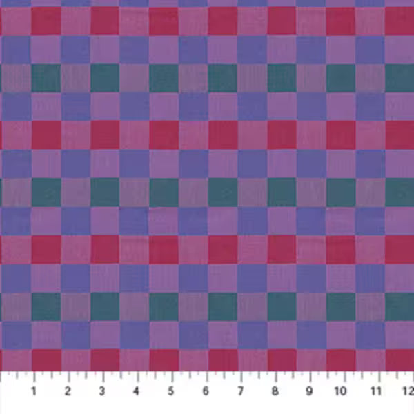 Check Mates - Alternate in Blueberry - by Anna Maria Textiles with Northcott Fabrics