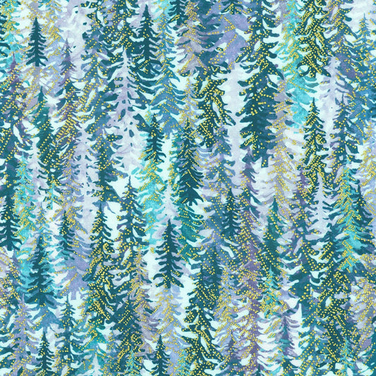 Hill Shine - Mist - by Rose Halsey with Robert Kaufman Fabrics