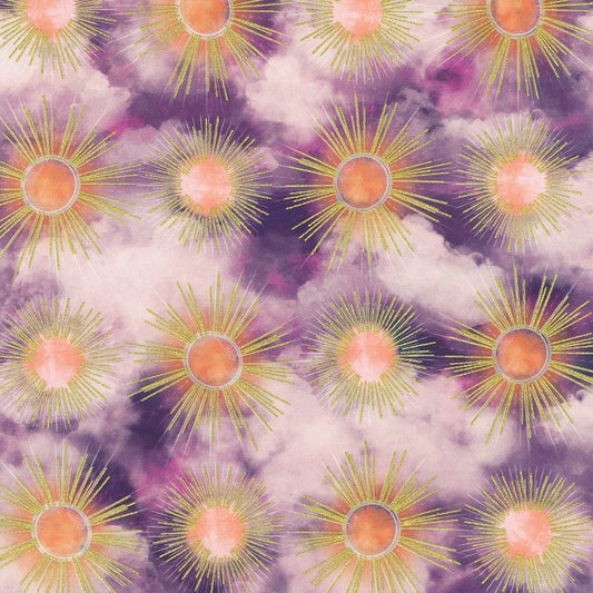 Hill Shine - Thistle - by Rose Halsey with Robert Kaufman Fabrics