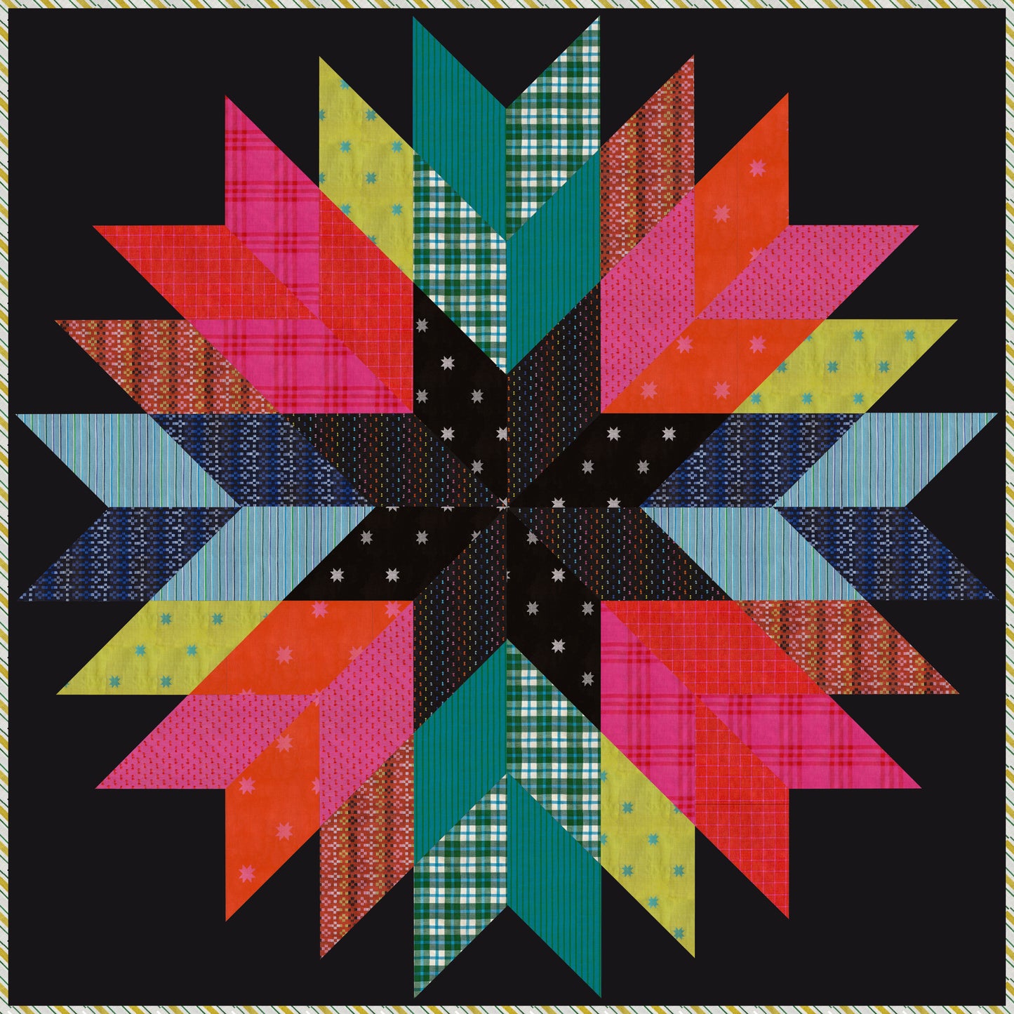Homestead Star Quilt Kit (60" x 60") – Featuring Mystic Fable Warp & Weft Fabrics