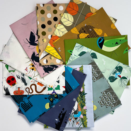 Iconic Vol.2 Poplin - Bundles - by Charley Harper with Birch Organic Fabrics