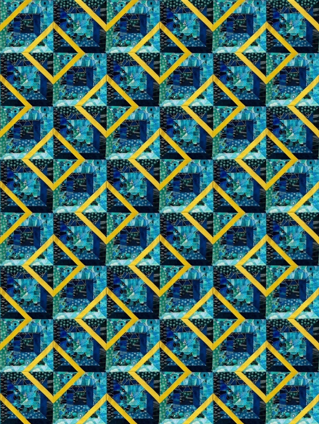 On Point 64" x 85" Quilt Pattern by Mx Domestic