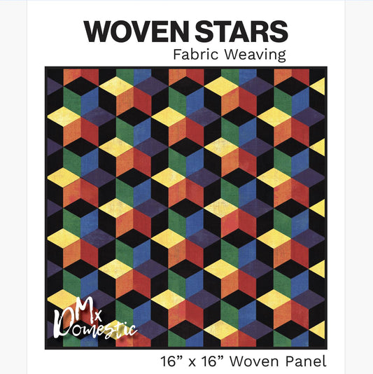 Woven Stars – A Fabric Weaving Pattern by Mx Domestic (PDF Version)