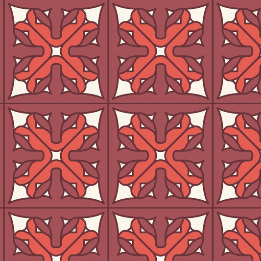 Frank Lloyd Wright Prism 228341 in Red