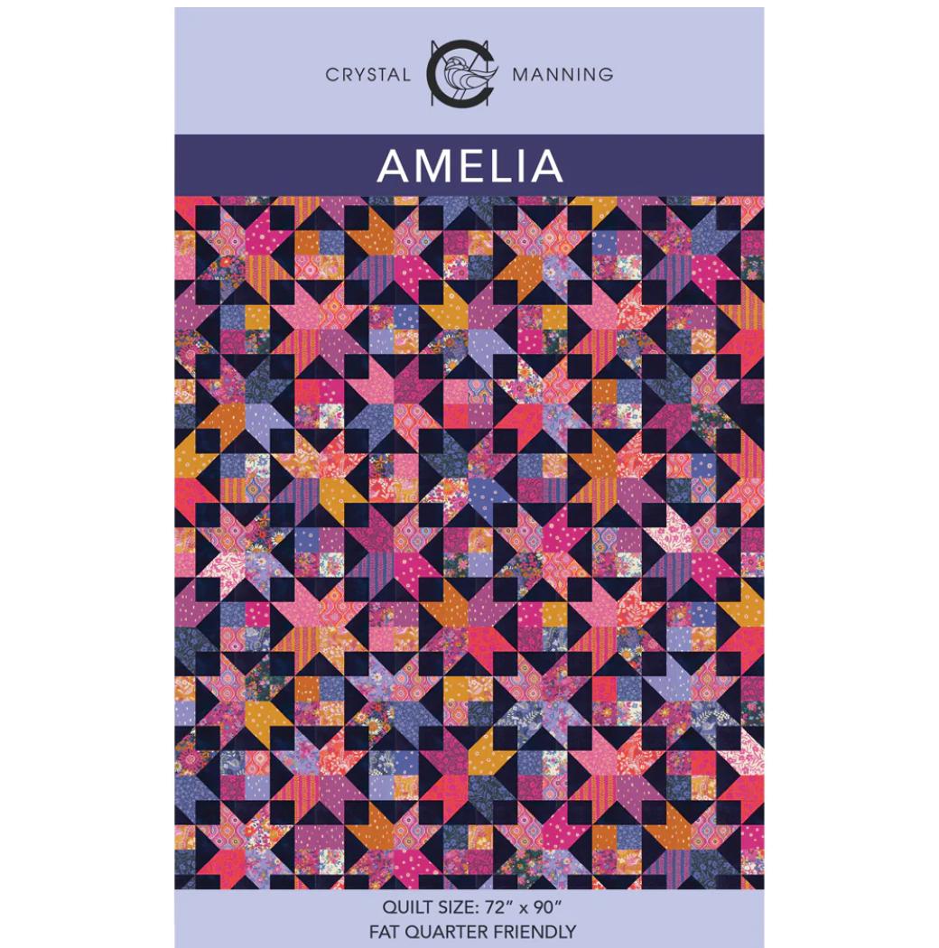 Amelia (72" x 90") Quilt Pattern by Crystal Manning