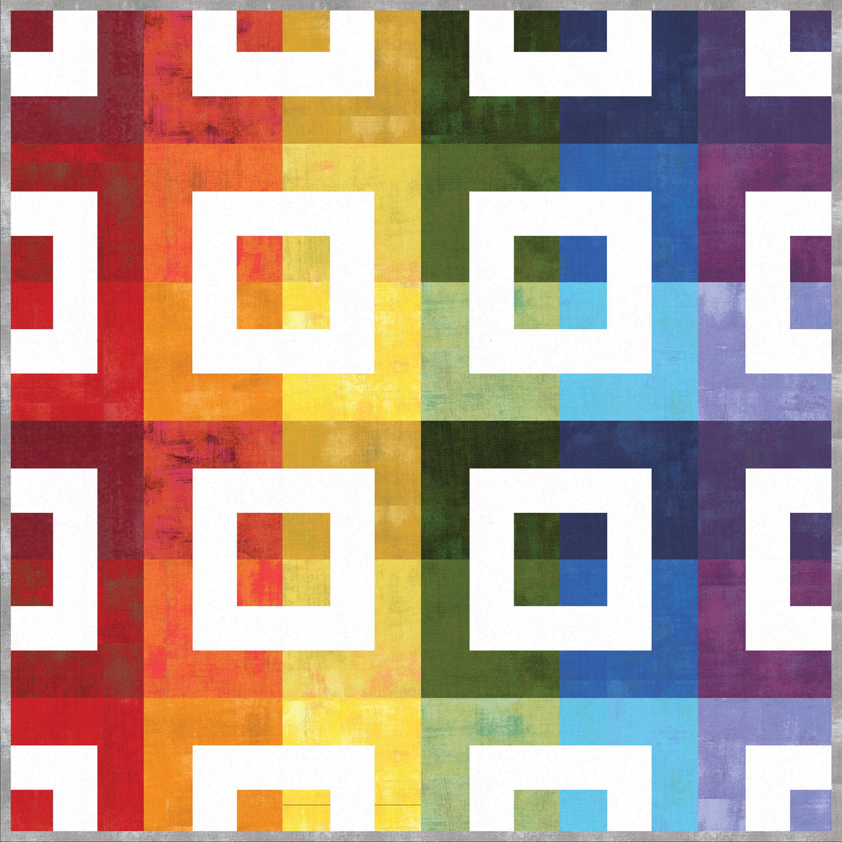 Dialogue Cabin Quilt Pattern by BasicGrey