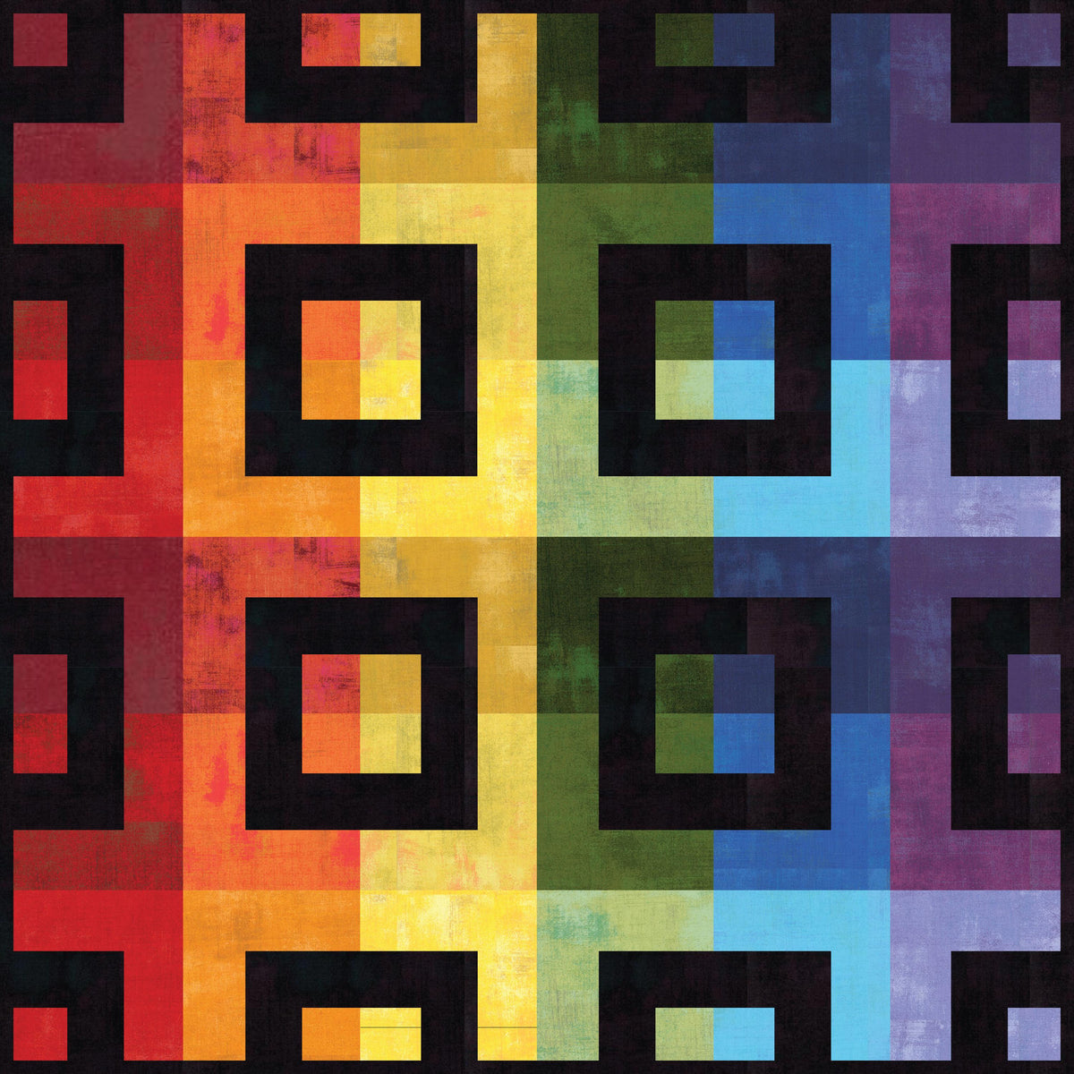 Dialogue Cabin Quilt Pattern by BasicGrey