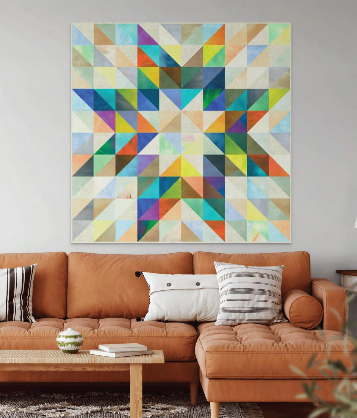 Grand Star Quilt Kit featuring Sky Ombre by Jennifer Sampou