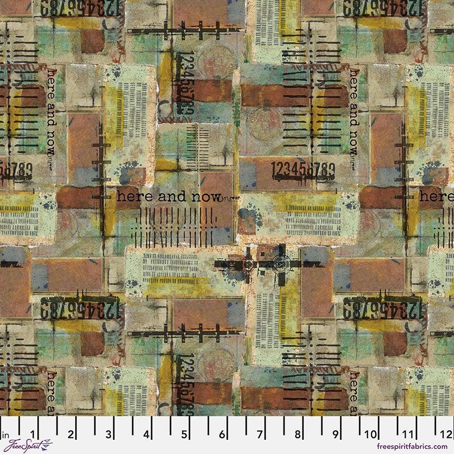 On Your Mark – Here and Now - Desert (Half Yard Cut) – by Seth Apter with FreeSpirit Fabrics