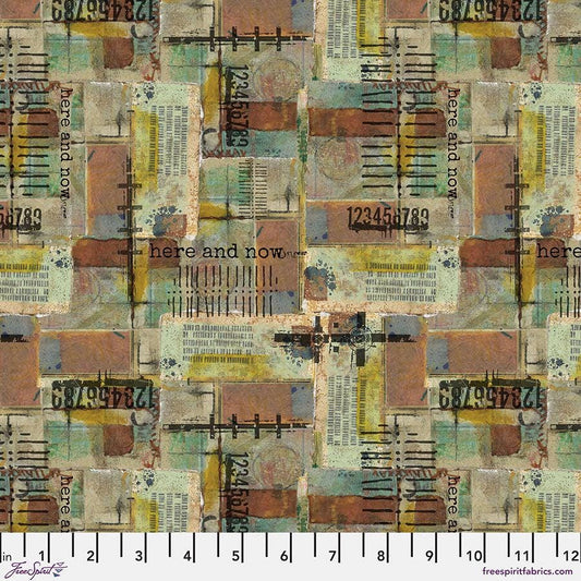On Your Mark – Here and Now - Desert (Half Yard Cut) – by Seth Apter with FreeSpirit Fabrics