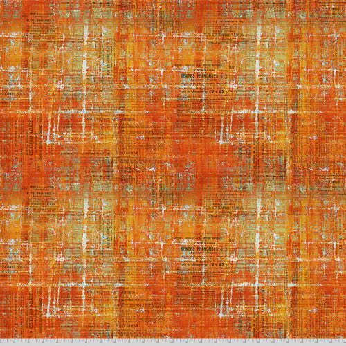 Abandoned - Scraped Layers - Sienna - by Tim Holtz with Free Spirit Fabrics