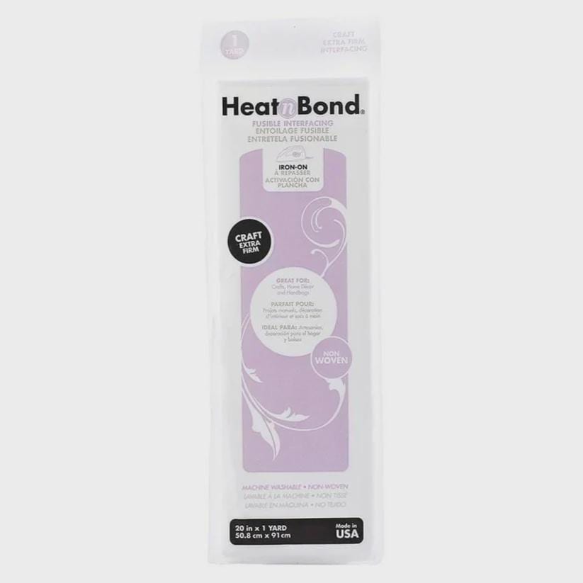Heat n Bond Extra Firm Fusible Interfacing – 20” x 1 yd (White)