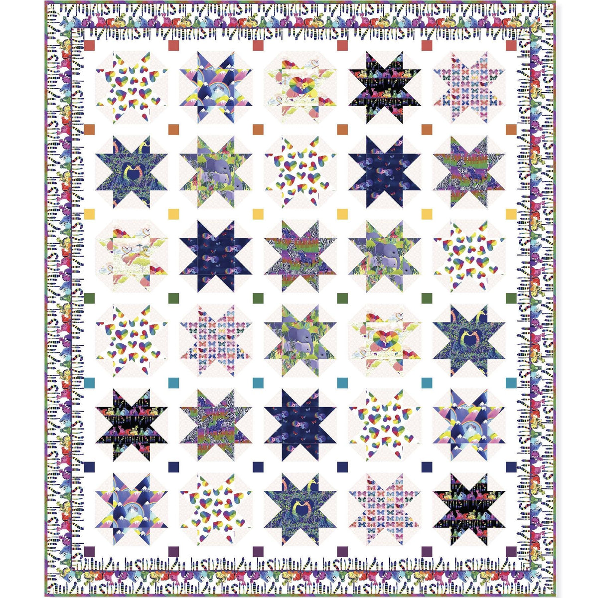 Let Love Shine Quilt Kit – Featuring Love in the Wild by Katy Tanis