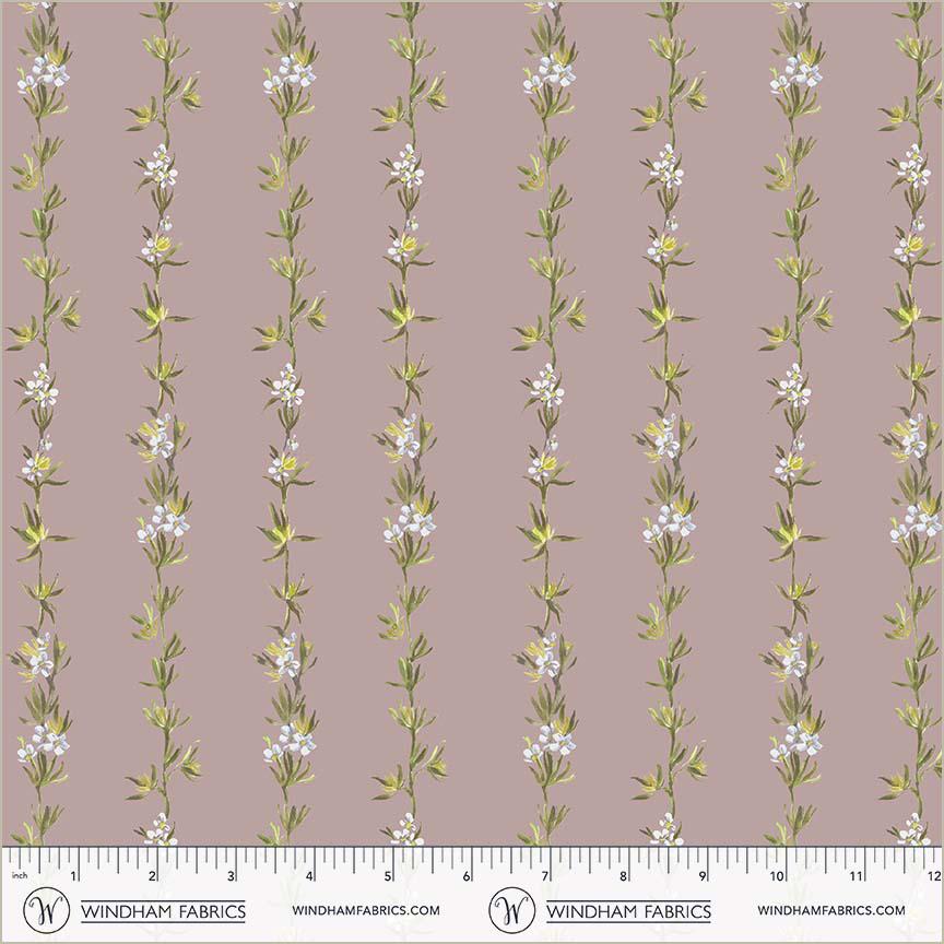 Bloomfield - Climbing Vines Lavender - by Kelly Ventura with Windham Fabrics