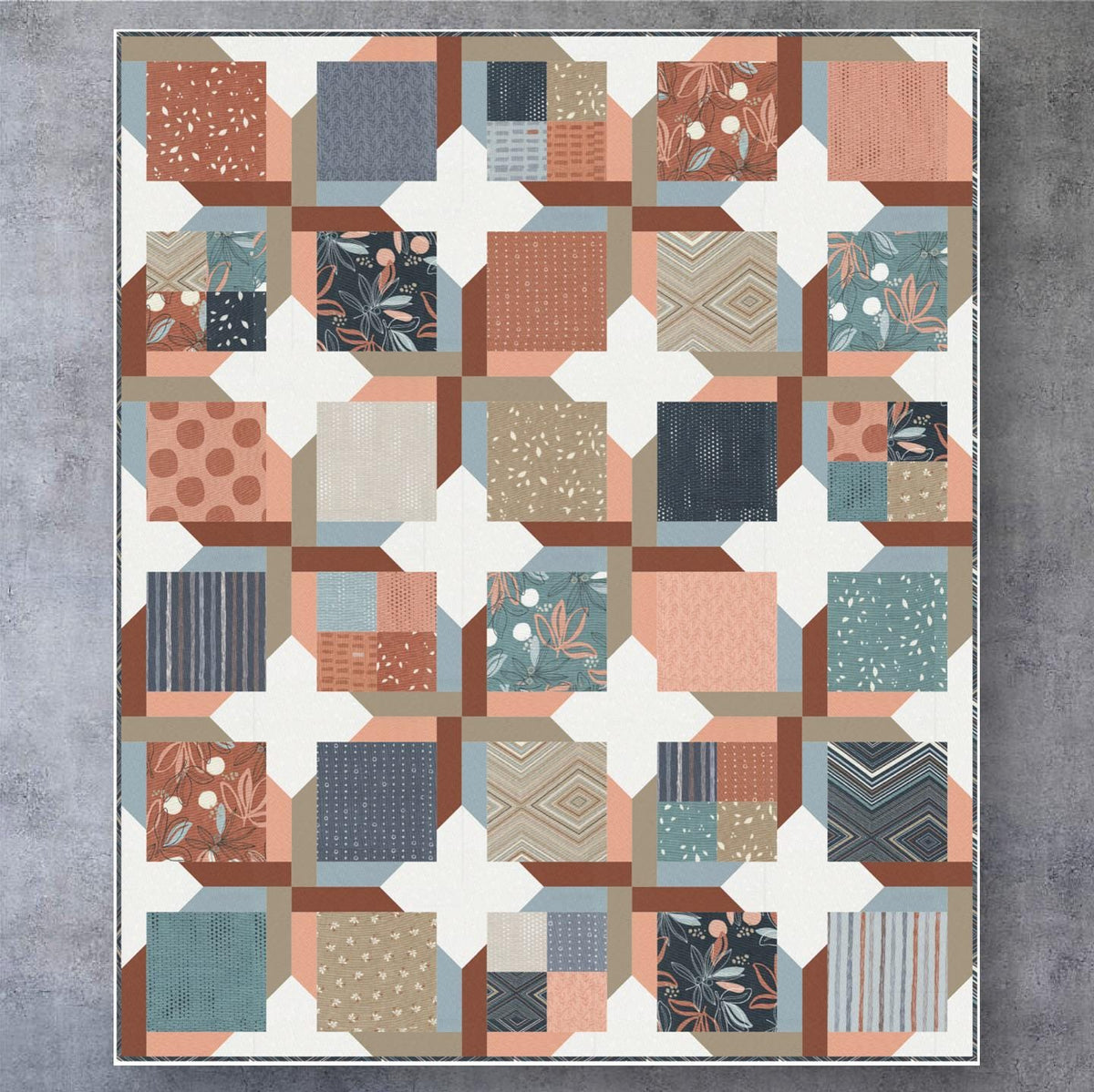 Carrot Cake Quilt Pattern - Antler Quilt Design Pattern