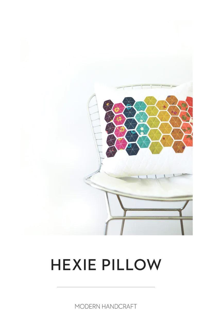 Hexie Pillow Printed Pattern by Modern Handcraft