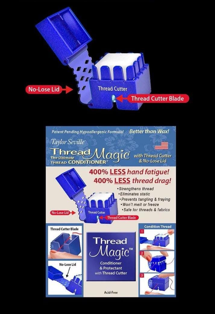 Thread Magic Thread Conditioner Square with Cutter