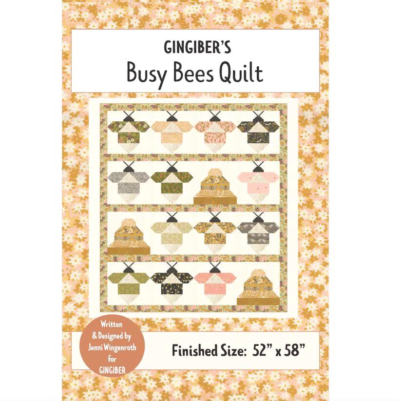 Busy Bees Quilt Pattern by Gingiber