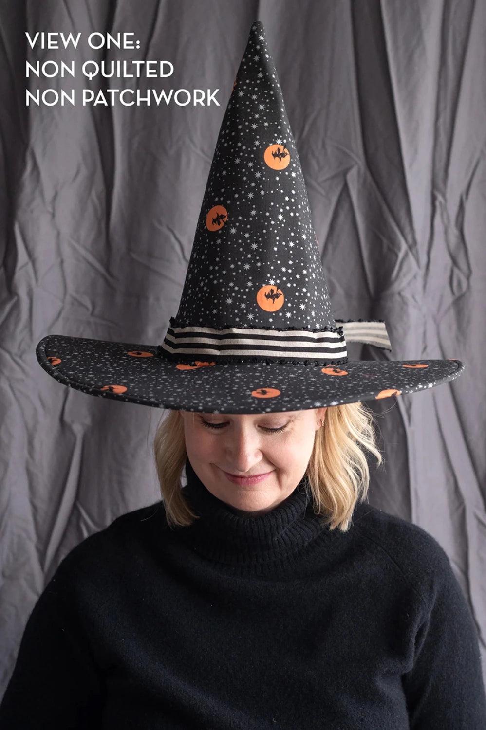 Spellbound Quilted Witch Hat - Pattern - by Melissa Mortenson