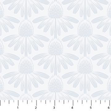 Indelible: Soft - Coneflower in Cloud - by Anna Maria Textiles