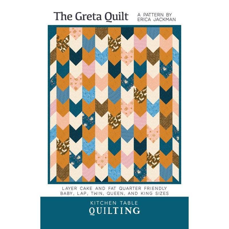 The Greta Quilt Pattern by Kitchen Table Quilting