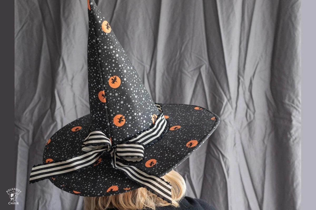 Spellbound Quilted Witch Hat - Pattern - by Melissa Mortenson