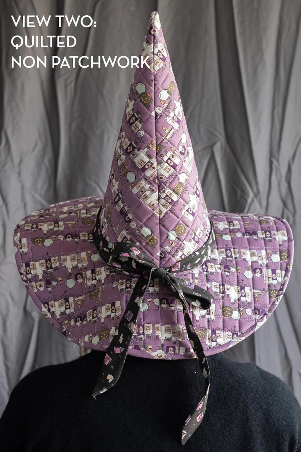 Spellbound Quilted Witch Hat - Pattern - by Melissa Mortenson