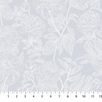 Indelible: Soft - Peony in Wing - by Anna Maria Textiles