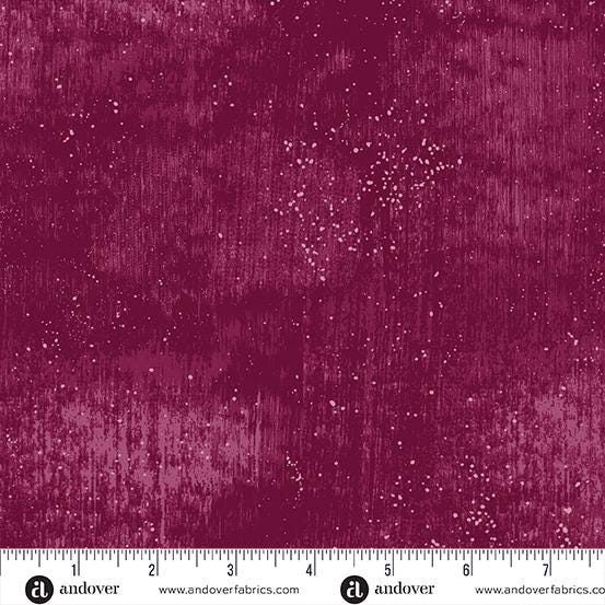 Glaze I - Maroon by Libs Elliott with Andover Fabrics