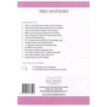 Bibs and Bobs Collection – EPP Pattern by Sue Daley Designs