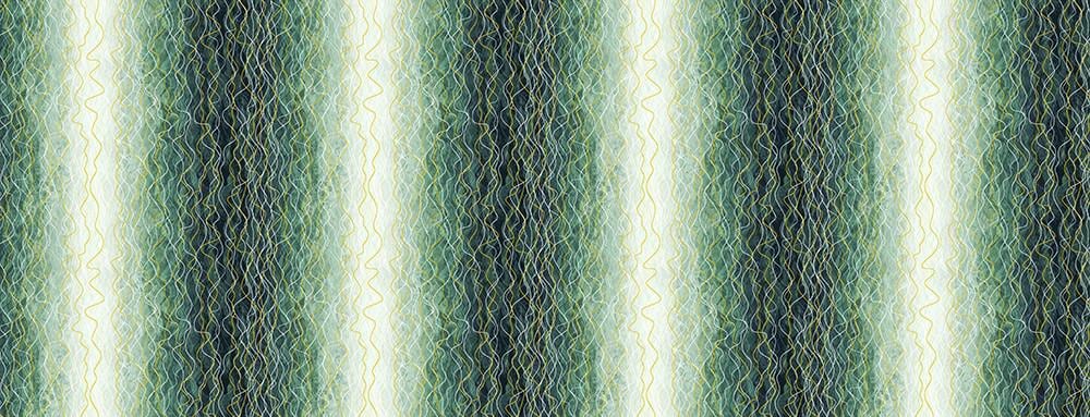 Hill Shine - Teal Gradient - by Rose Halsey with Robert Kaufman Fabrics
