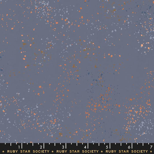 Speckled Fabric - Denim - by Rashida Coleman Hale with Ruby Star Society