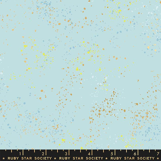 Speckled Metallic Fabric - Polar - by Rashida Coleman Hale with Ruby Star Society