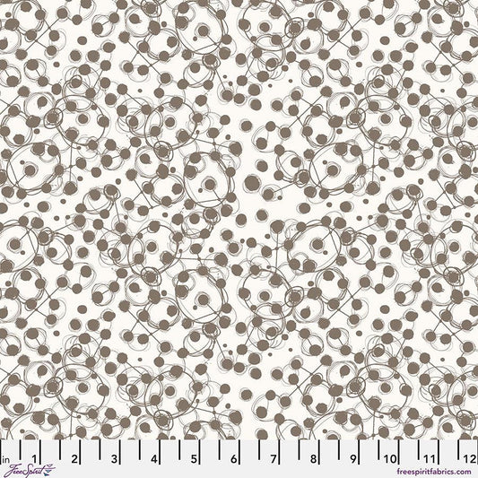 Stamped - Atomic - Half Yard Cut - by Seth Apter with FreeSpirit Fabrics