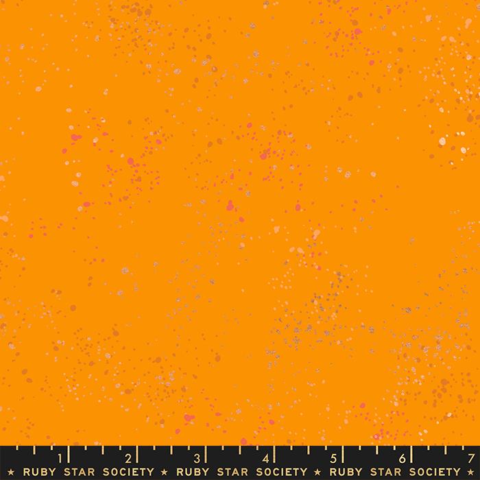 Speckled Metallic Fabric - Clementine - by Rashida Coleman Hale with Ruby Star Society