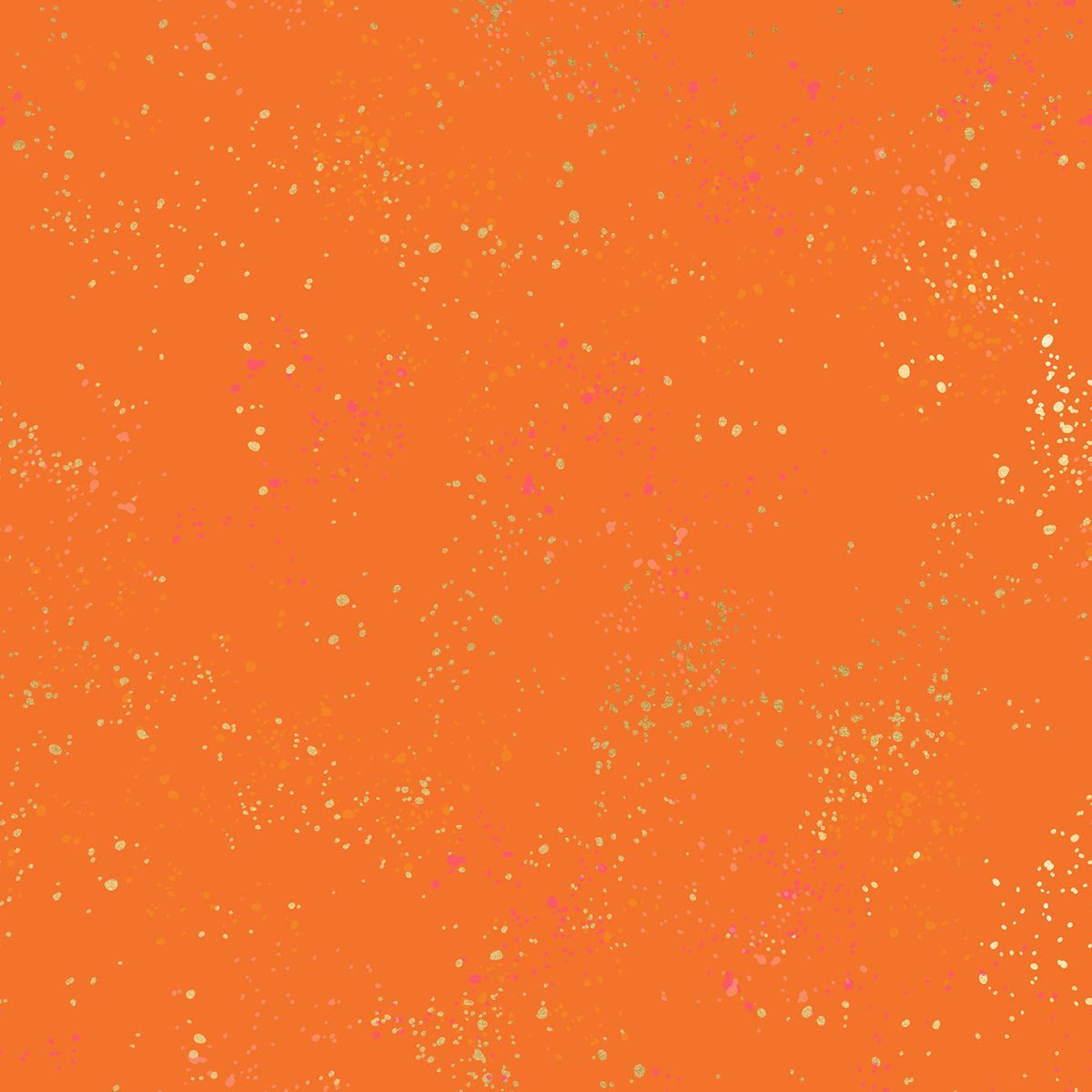 Speckled Metallic Fabric - Burnt Orange - by Rashida Coleman Hale with Ruby Star Society