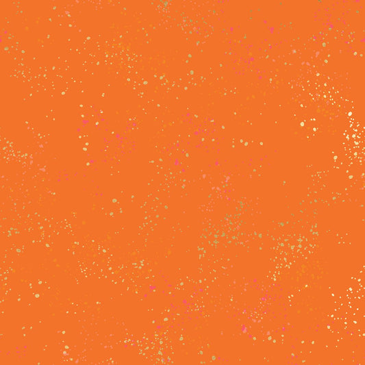 Speckled Metallic Fabric - Burnt Orange - by Rashida Coleman Hale with Ruby Star Society